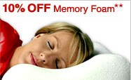10% OFF Memory Foam** - Shop Now