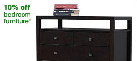 10% OFF BEDROOM FURNITURE* - SHOP NOW