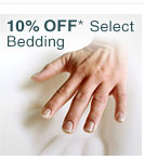 10% OFF* Select Bedding