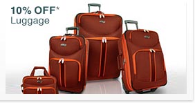 10% OFF* Luggage