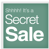 Shhhh! It's a Secret Sale