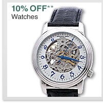 10% OFF** Watches - Shop Now
