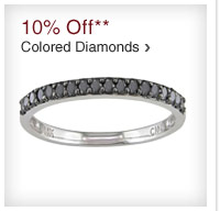 10%** Off Colored Diamonds