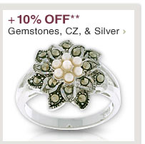 +10% OFF** Gemstones, CZ, & Silver - Shop Now