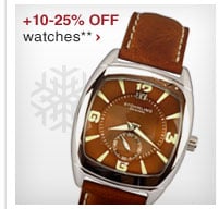 Extra 10-25% Off Watch Sale - Shop Now