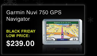 Garmin Nuvi 750 GPS Navigator - $244.99