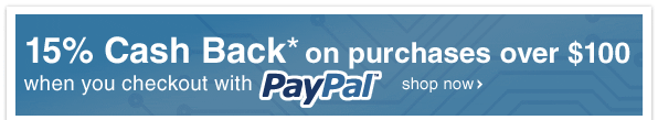CASH BACK ON YOUR PAYPAL ACCOUNT* - CLICK TO ACTIVATE