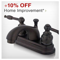 +10% OFF Home Improvement** - Shop Now