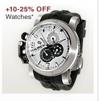 +10-25% OFF WATCHES* - SHOP NOW