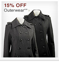 15% OFF Outerwear** - Shop Now