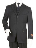 Suppressed-waist suit