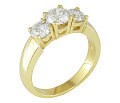 Three-stone ring Three-stone ring