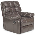 Leather recliner