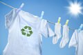 Line-dried clothing