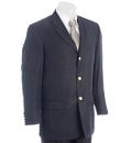Blazer with brass buttons