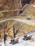 Open-pit gold mine
