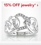 15% OFF JEWELRY* - SHOP NOW