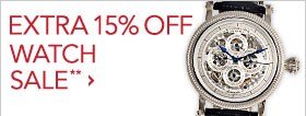 15% OFF WATCHES** - SHOP NOW