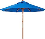 Wood-frame patio umbrella Wood-frame patio umbrella