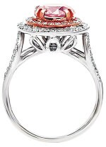 Pink diamond ring