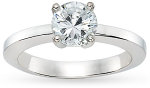Solitaire diamond ring