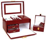 Red jewelry box Red jewelry box