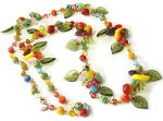 Glass fruit necklace