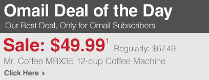 Omail Deal of the Day - Click Here