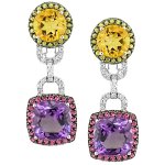 Gemstone earrings