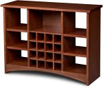 Sofa table with wine storage Sofa table with wine storage