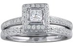 White gold ring