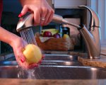 Using a faucet