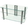 Glass TV stand