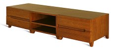 Wood TV stand