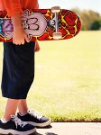 Skateboard kid