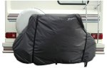 Hitch-mount rack with cover Hitch-mount rack with cover