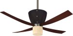 Contemporary ceiling fan