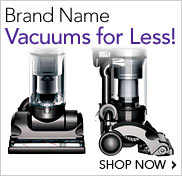 Brand Name Vacuums for Less