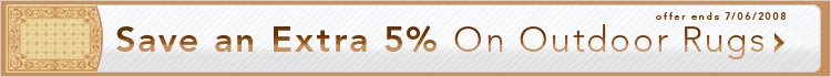 Save an Extra 5% on Outdoor Rugs