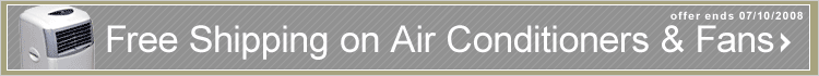 Free Shipping on Air Conditioners & Fans