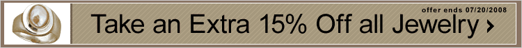 Take an Extra 15% Off all Jewelry