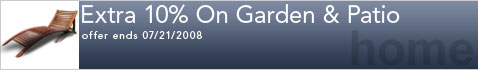 Extra 10% Off Garden Patio