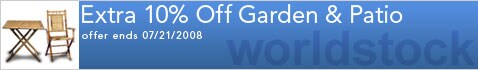 Extra 10% Off Garden Patio