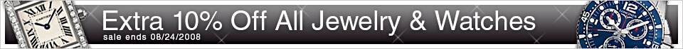 Save on all Jewelry and Watches
