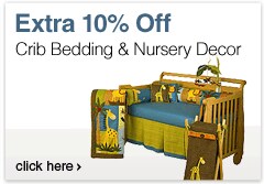 10% off Crib Bedding & Nursery Decor