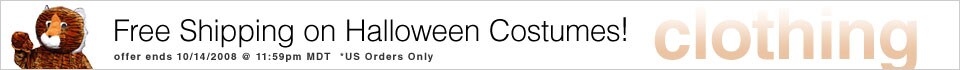 Free Shipping on Costumes - US Orders Only