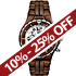 10% to 25% off Watches