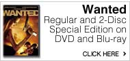 Wanted DVD and Blu-ray Blowout