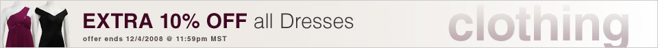 Take an Extra 10% Off All Dresses