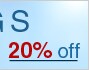 20% Off